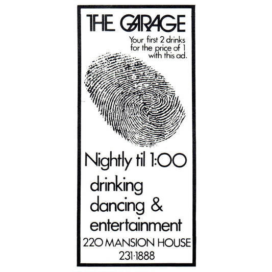The Garage Nightclub Mansion House St. Louis 1971 Magazine Ad AD8-H4