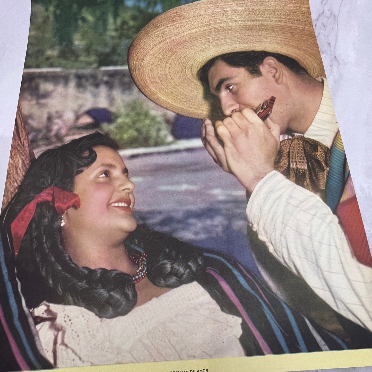 Serenata De Amor Vintage Mexican 12x14" Art Print V21