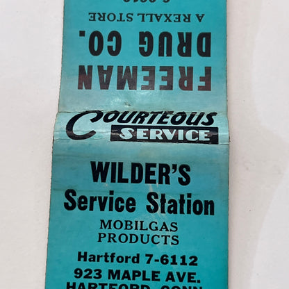 Freeman Drug Co Hartford CT Vintage Matchbook Cover TB8-MB-13