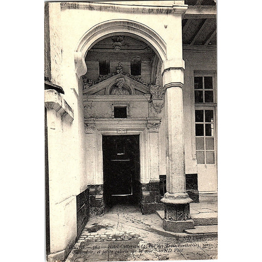 Hotel Cottereau French Antique Postcard PE11