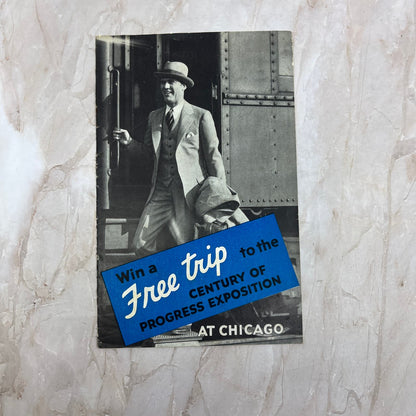 1933 Chicago World's Fair Win a Free Trip Booklet Swift & Company TF5-L2