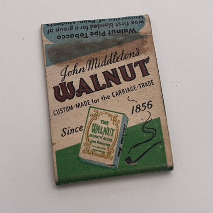 John Middleton's Walnut College Hall Vintage Matchbook Cover TB8-MB-2