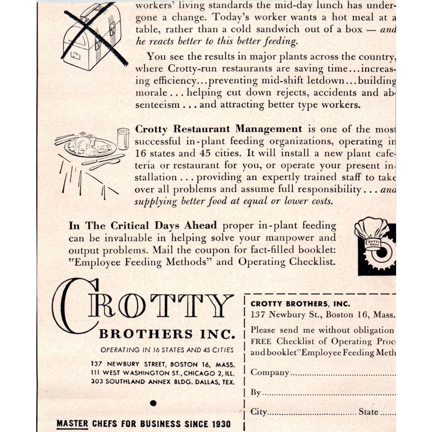 Rollins Burdick Hunter Co Ins Brokers 1951 Magazine Ad AF1-MF1