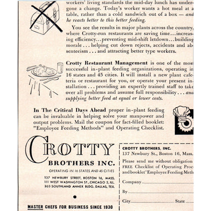 Rollins Burdick Hunter Co Ins Brokers 1951 Magazine Ad AF1-MF1