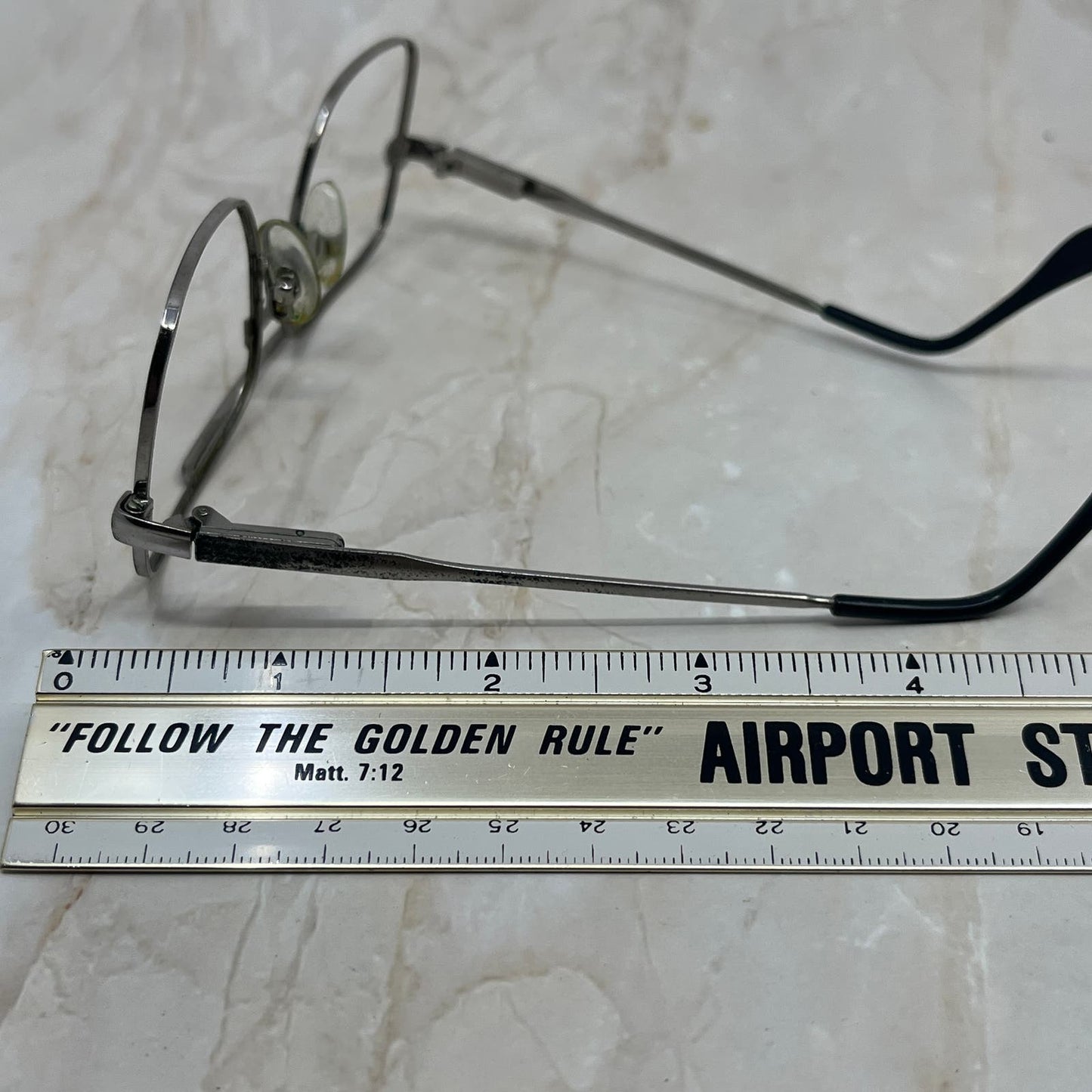 Retro Men’s Silver Tone Aviator Sunglasses Eyeglasses Frames TD7-G5-3