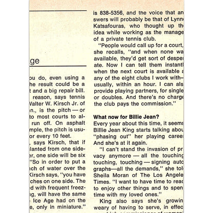 The Wickenburg Inn Tennis & Guest Ranch Arizona 1977 Ad AF3-M1
