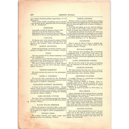 Authors' Opinion of Authors 2 Pages 1884 Perfect Jewels TA5-CJ-6