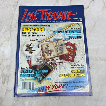 1985 Jan - Lost Treasure Magazine - Treasure Hunting Gold Prospecting M15