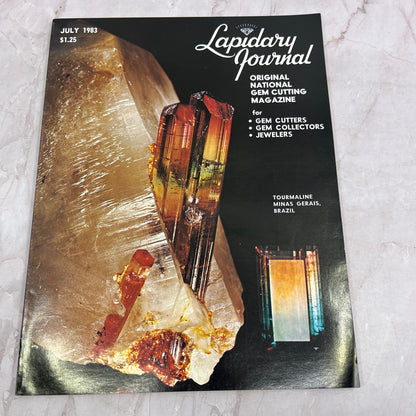 Tourmaline Minas Gerais Brazil - Lapidary Journal Magazine - July 1983 M28