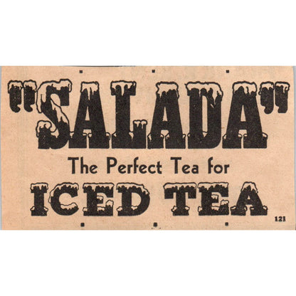 Salada for Iced Tea 1935 Minneapolis Journal Advertisement AE7-H2