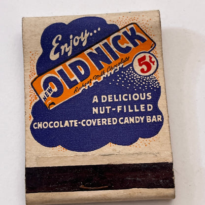 David Harding Counterspy Radio Show ABC Old Nick Candy Bar Matchbook TB8-MB3-4