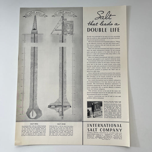International Salt Company Scranton PA 1935 Ad V1-5