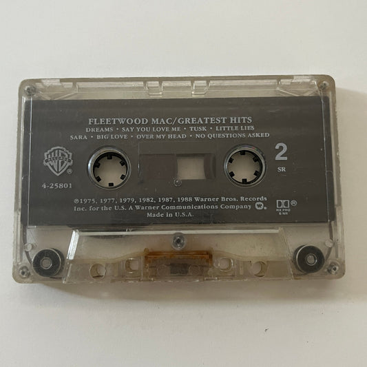 Fleetwood Mac Greatest Hits Cassette Tape TB6-OT1