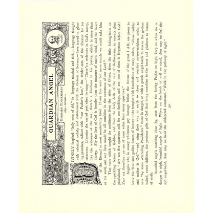 The Good Samaritan - K. Siemenroth - 1898 Litho Art Print D19