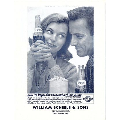 Fort Wayne Printing Co Shrine Circus Acts Klausers Bear Goetshis 1964 Ad AG1-9