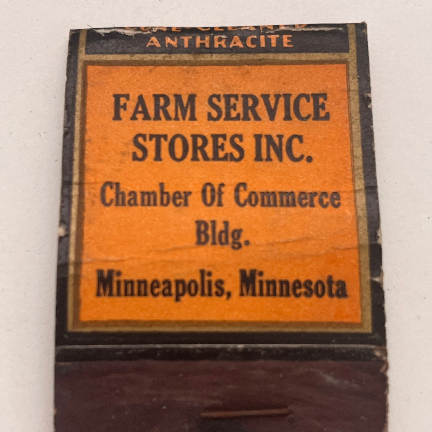 Farm Service Stores Inc Minneapolis MN Vintage Matchbook Cover TB8-MB2-7