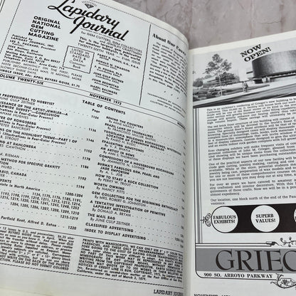 Silver Specimens Kongsberg Norway - Lapidary Journal Magazine - Nov 1972 M22