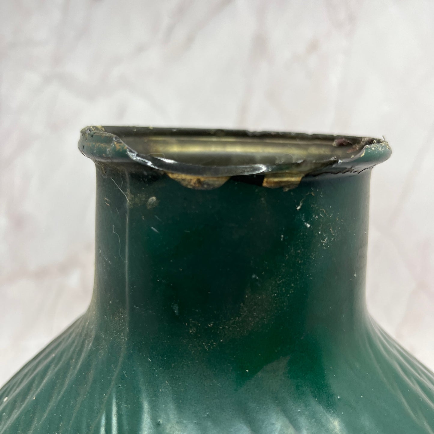 Antique X-Ray Trademark Mercury Glass Light Shade No 610 Jupiter