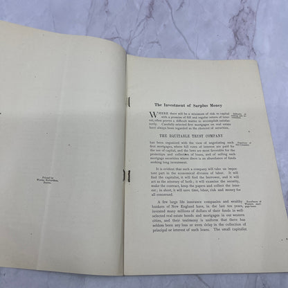 1873 Parker & Stackpole Real Estate Bonds Equitable Trust New London Book TC5-RD