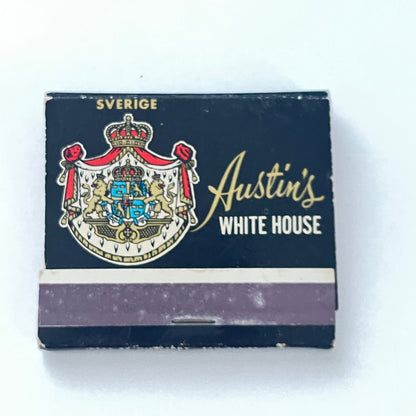 Austin's White House Eau Claire WI Feature Matches Vintage Matchbook SF4-M1