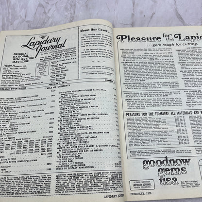 Malachite Bisbee Arizona - Lapidary Journal Magazine - Feb 1976 M27