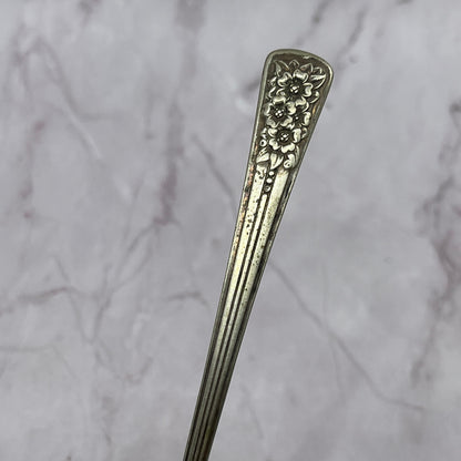 Silver Bell Silver Plate Teaspoon Spoon 6" Vintage Silverplate TC5-OS-14