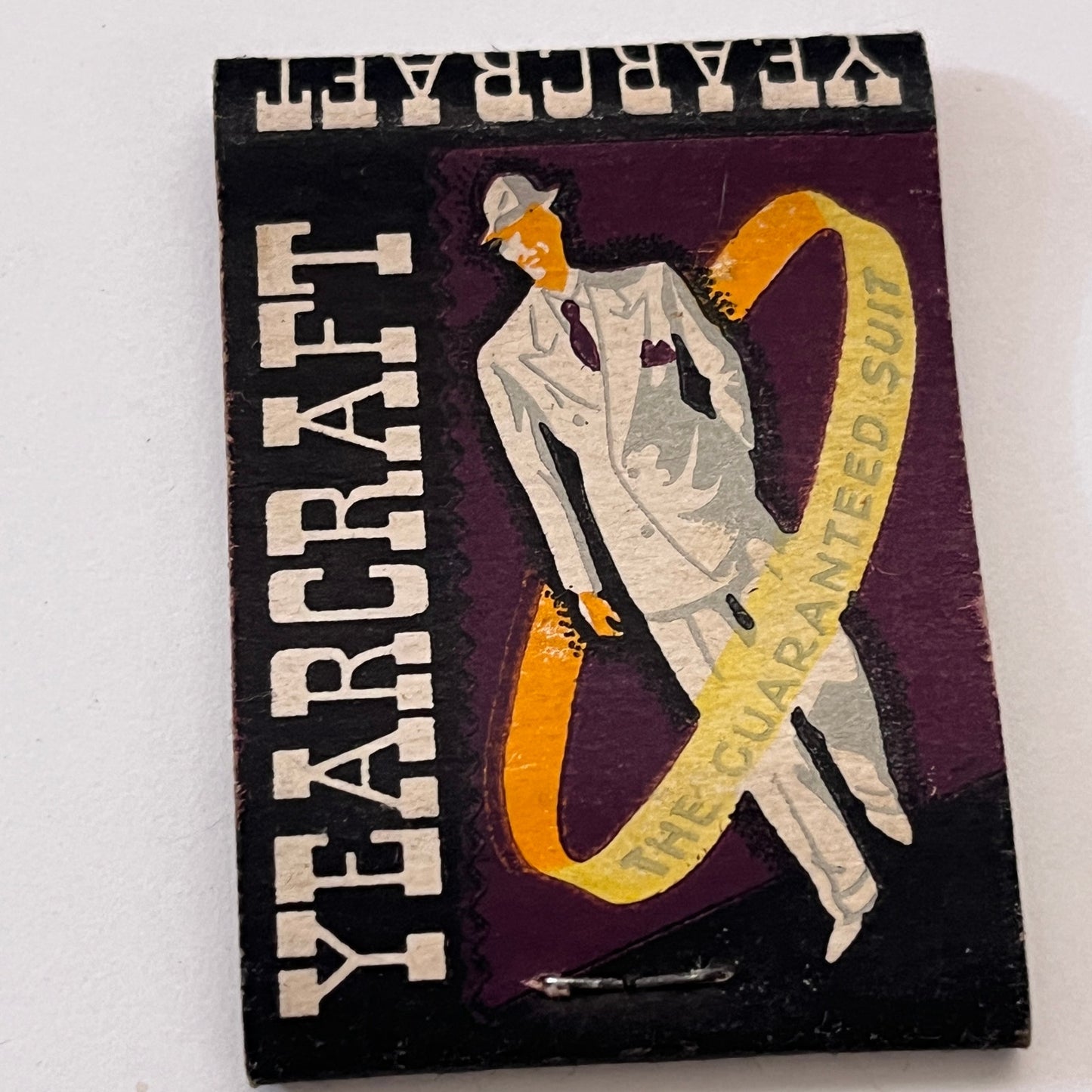 Yearcraft Guaranteed Clothes Stamford CT Vintage Matchbook Cover TB6-MB1-7