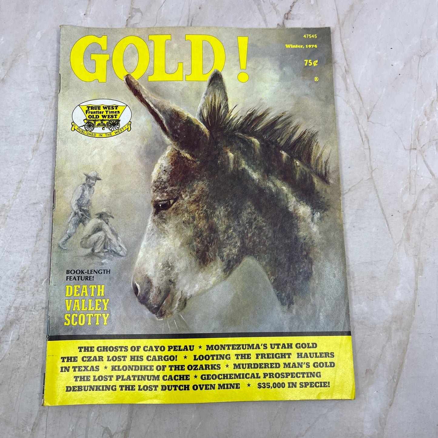 1974 Winter - Gold! Magazine - Treasure Hunting Metal Detecting Prospecting M13