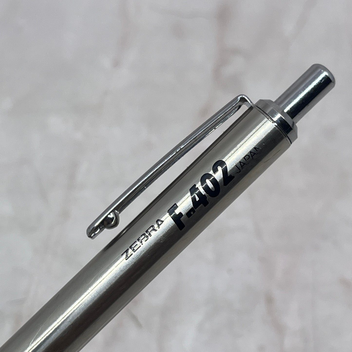 Zebra F-402 Ballpoint Retractable Pen Black Ink SB8-Y3
