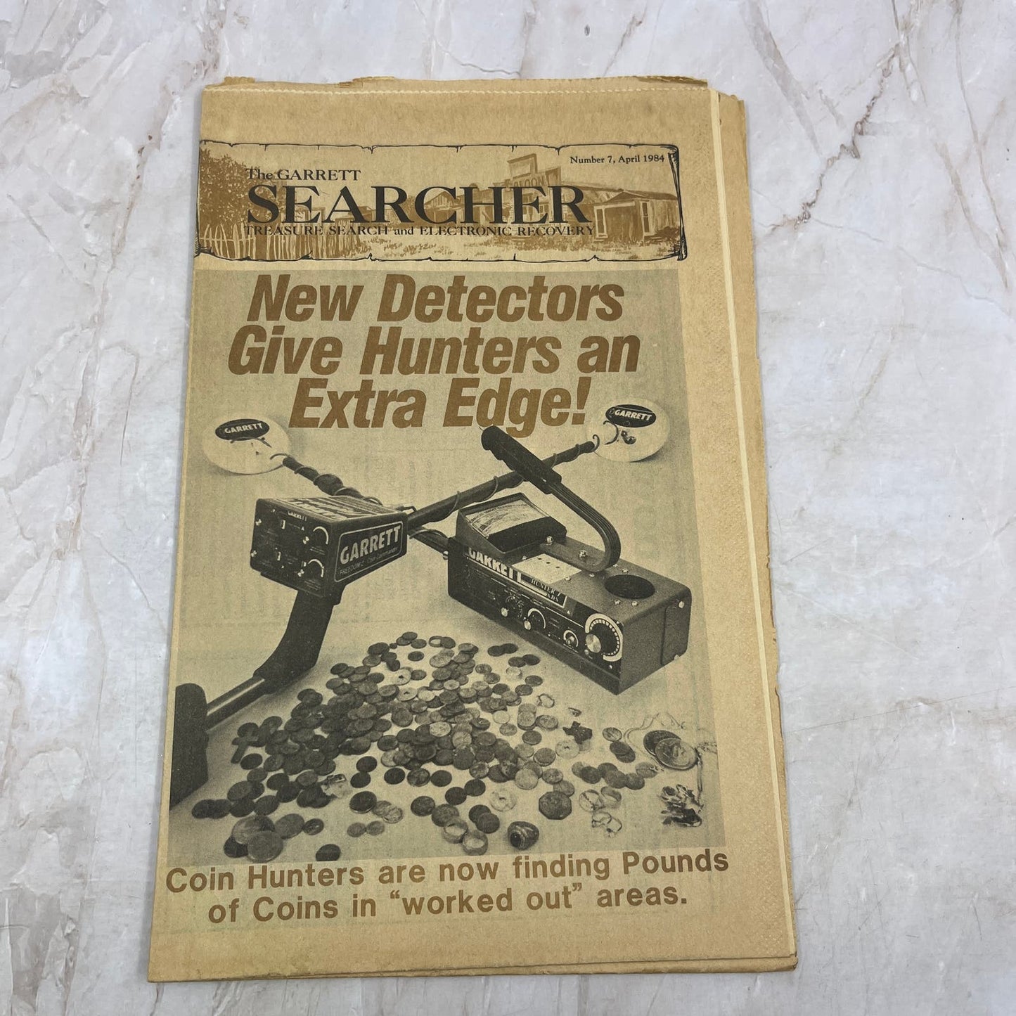 1984 Apr - The Garrett Searcher Newsletter Treasure Hunting Metal Detectors M20