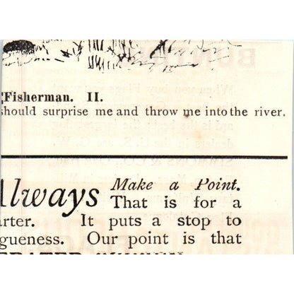 Bunting Flags G.W. Simons & Co Boston MA c1890 Victorian Ad AE8-CH9