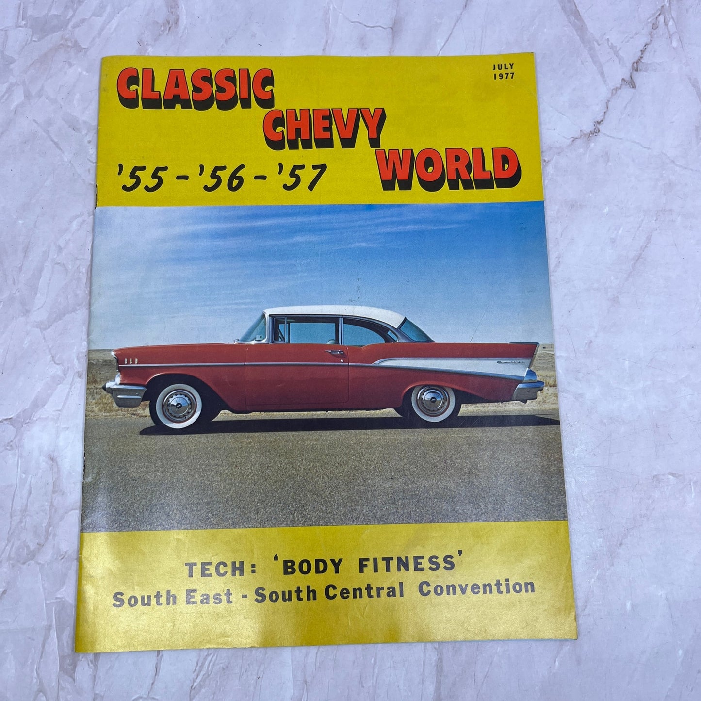Body Fitness Tech - '55, '56, '57 Classic Chevy World Magazine - Jul 1977 M29