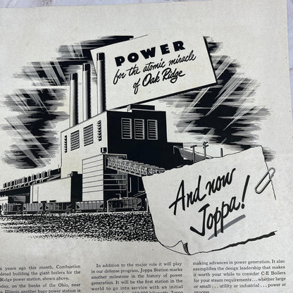 Combustion Engineering - Superheater Inc NY 1951 Magazine Ad FL6-10