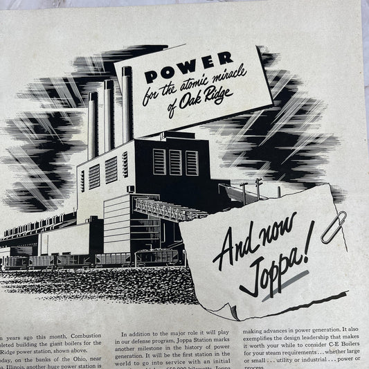 Combustion Engineering - Superheater Inc NY 1951 Magazine Ad FL6-10