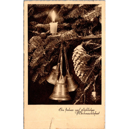 WWII New Year Ein Volk Hilft Sich Selbst 1937 German Reich Postcard TE2-GRQ