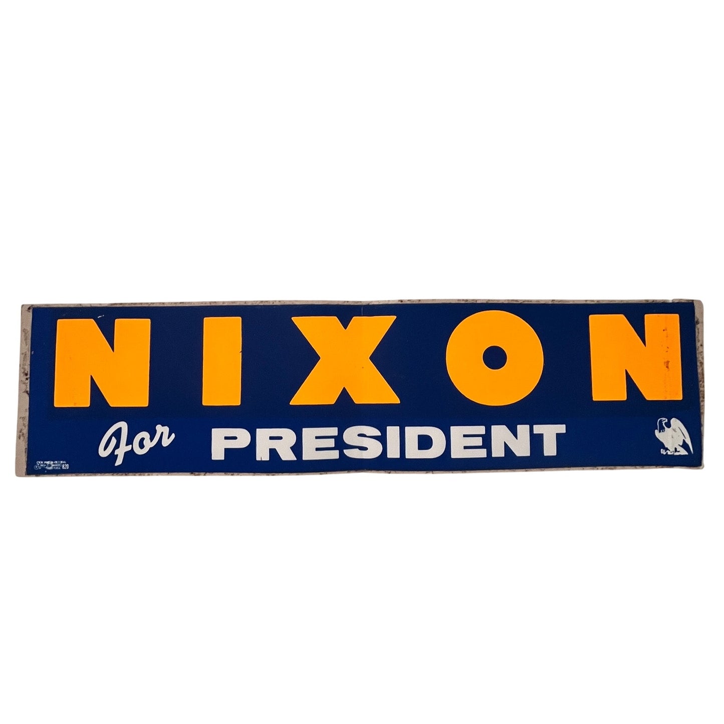 Nixon for President Vintage Political Bumper Sticker C22