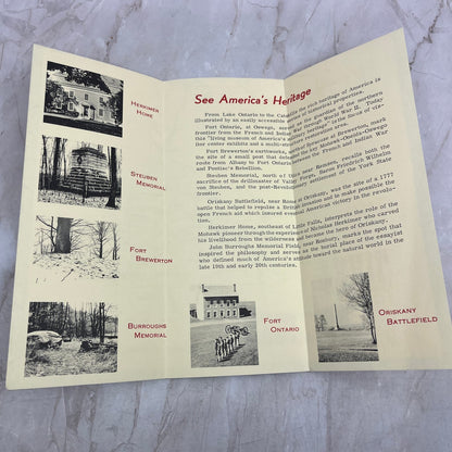 c1960 Heritage Trail New York Guide to Historical Properties Brochure TG8-Z