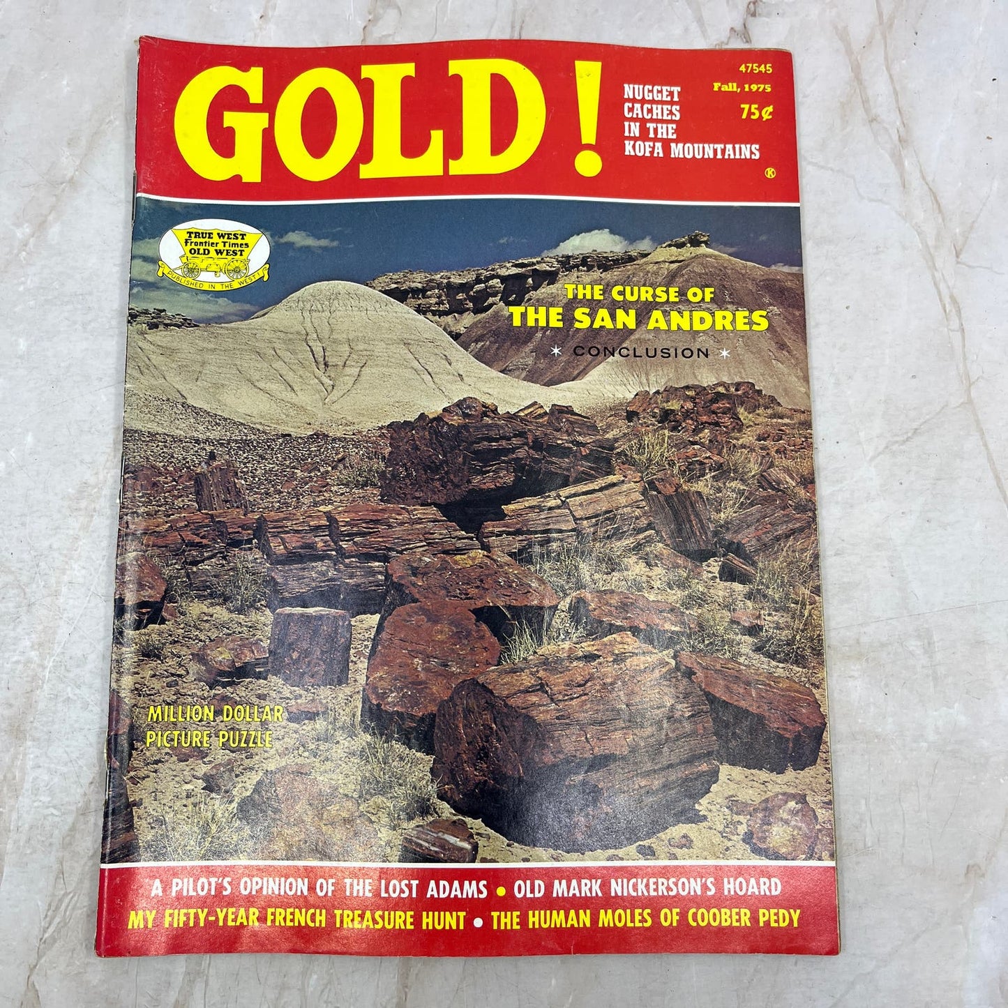 1975 Fall - Gold! Magazine - Treasure Hunting Metal Detecting Prospecting M13