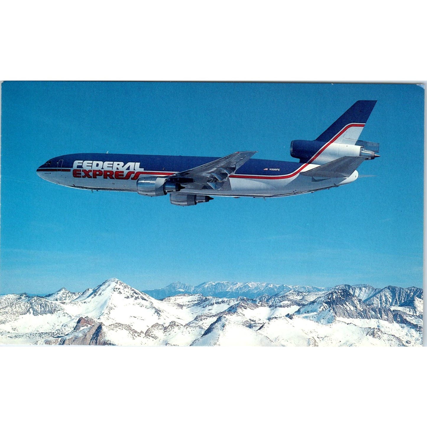 Federal Express McDonnell Douglas DC-10-30F Vintage Postcard PC19