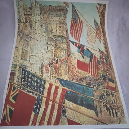 Allies Day May by Childe Hassam 14x17" Art Print FL1