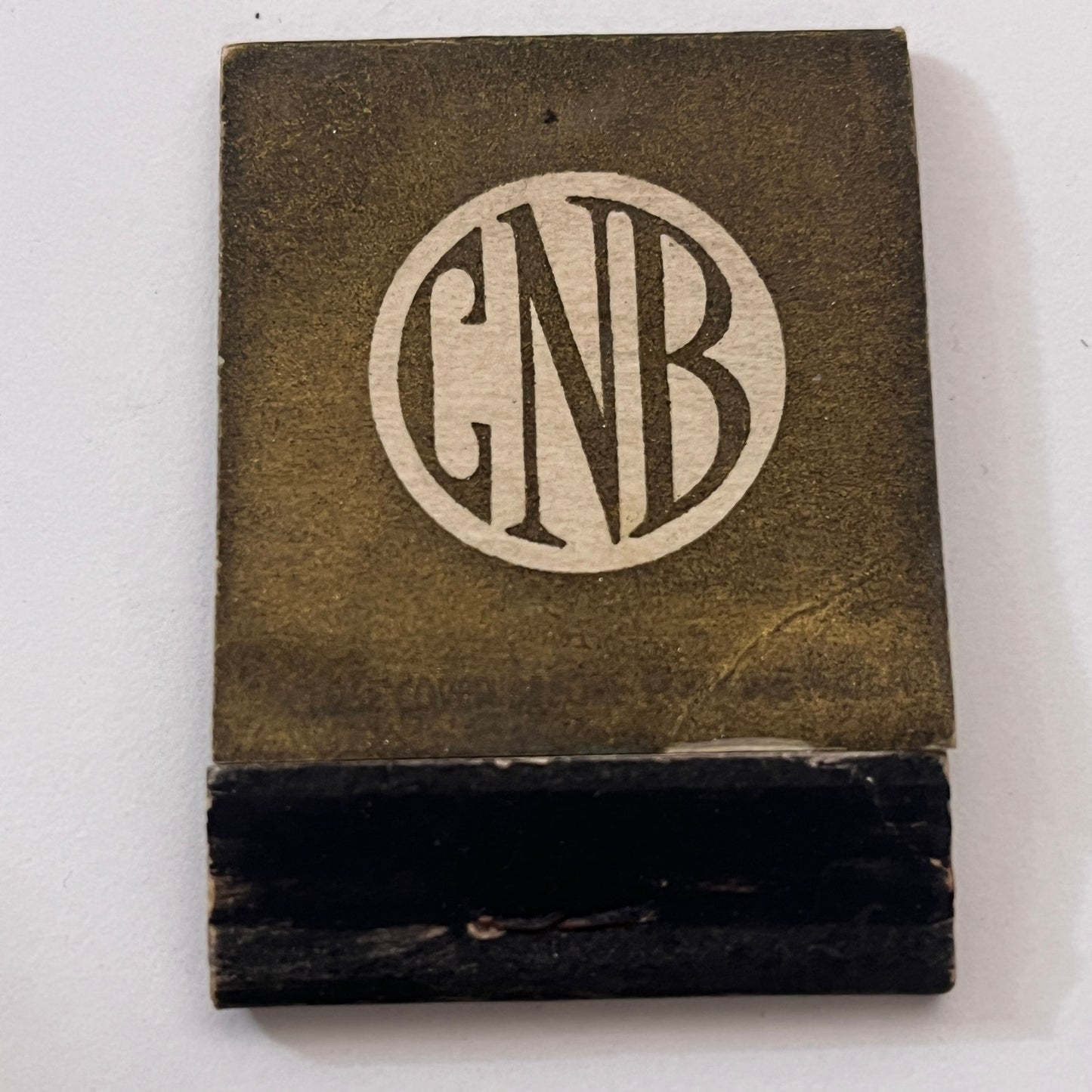 CNB Monogrammed Vintage Matchbook Cover TB8-MB-9
