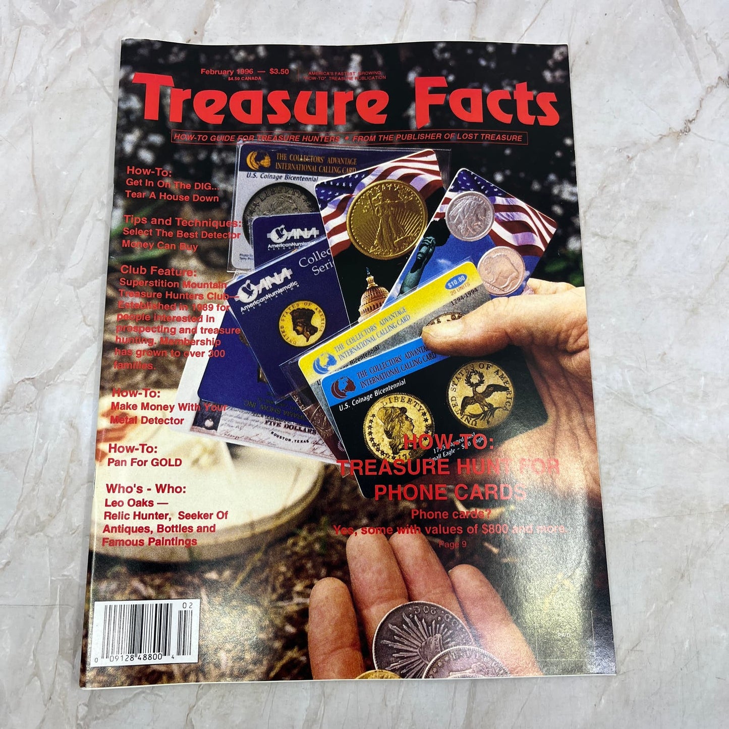 1996 Feb - Treasure Facts Magazine - Treasure Hunting Gold Metal Detecting M17