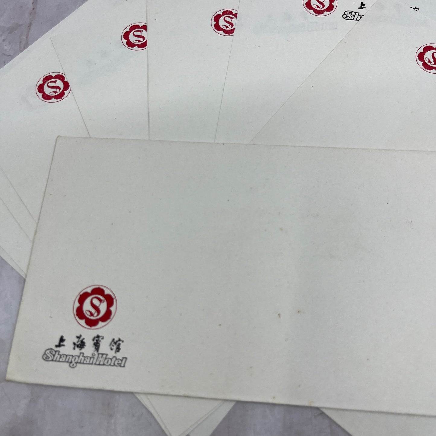 Vintage Shanghai Hotel Stationary and Envelope Lot TJ5-EL