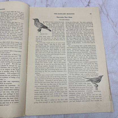 The Little Boy and the Dahlia Bush Aug 1898 The Scholars' Magazine A17