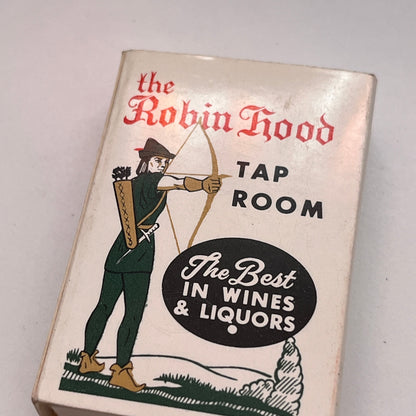 The Robin Hood Tap Room, The Mountain Laurel Enfield CT Vintage Matchbox TB6-MB3