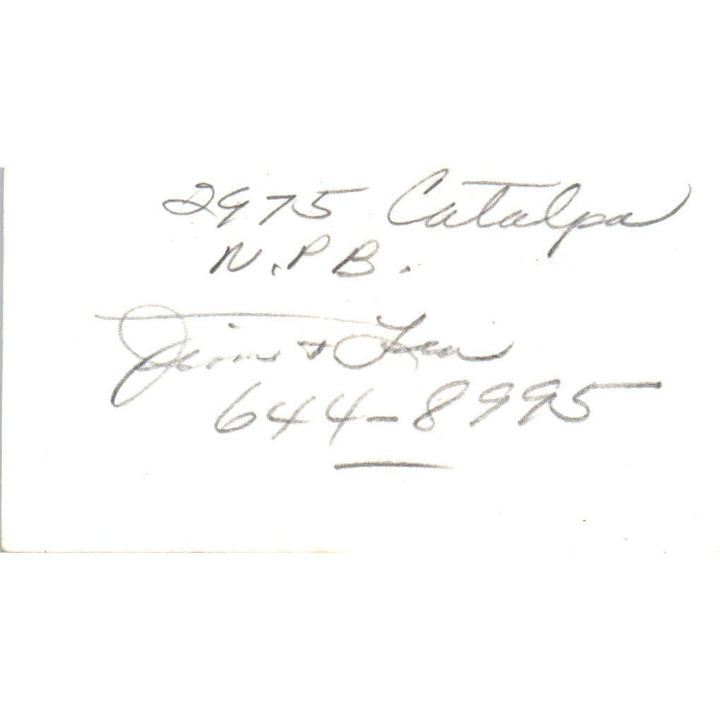 Eastbluff Coiffures Newport Beach CA Vintage Business Card SD8-B12