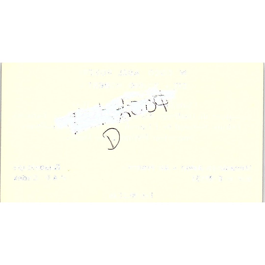 Mecanicien Avion Air France M. Coco Abel Robert Vintage Business Card SE3-B16