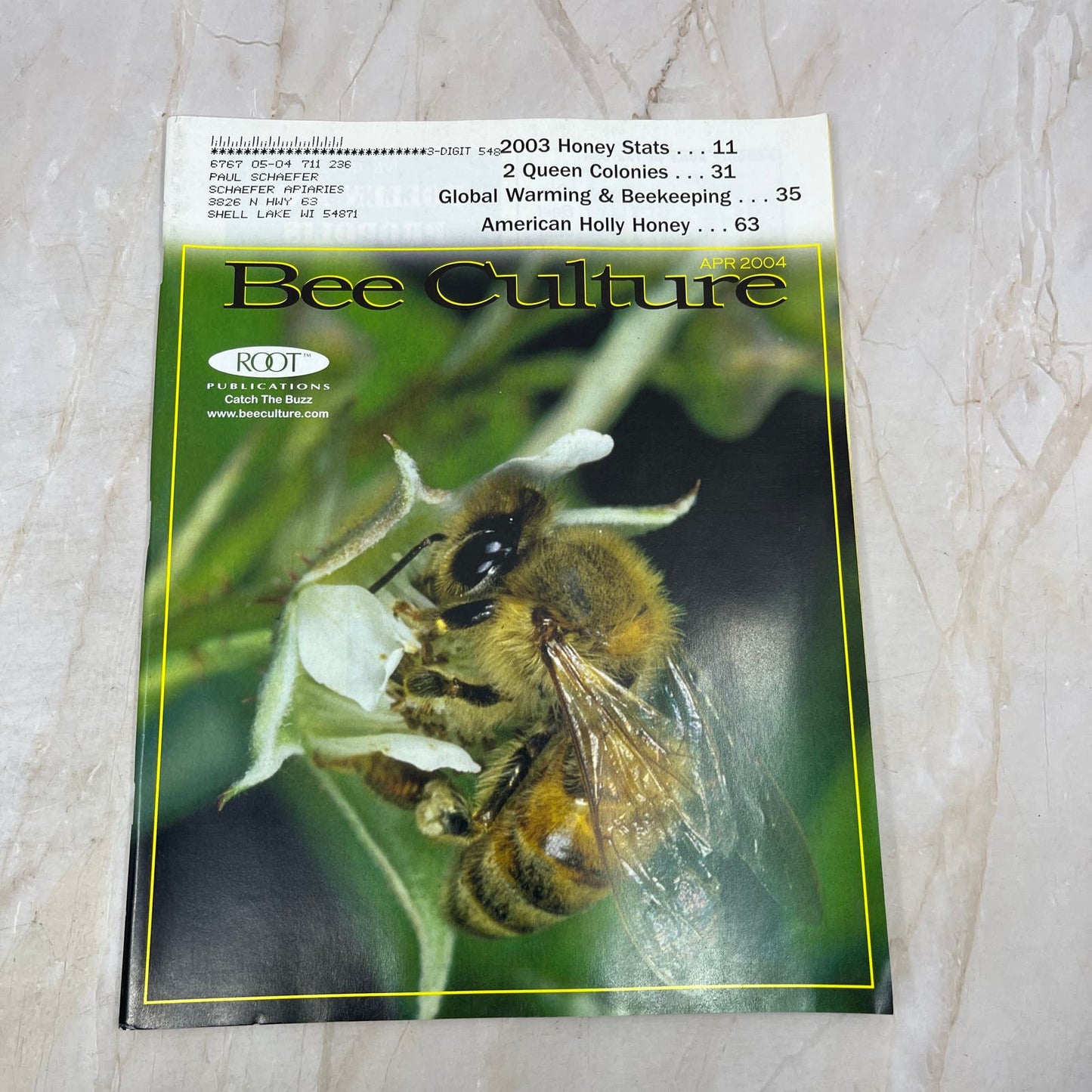 2004 April - Bee Culture Magazine - Bees Beekeeping Honey M9