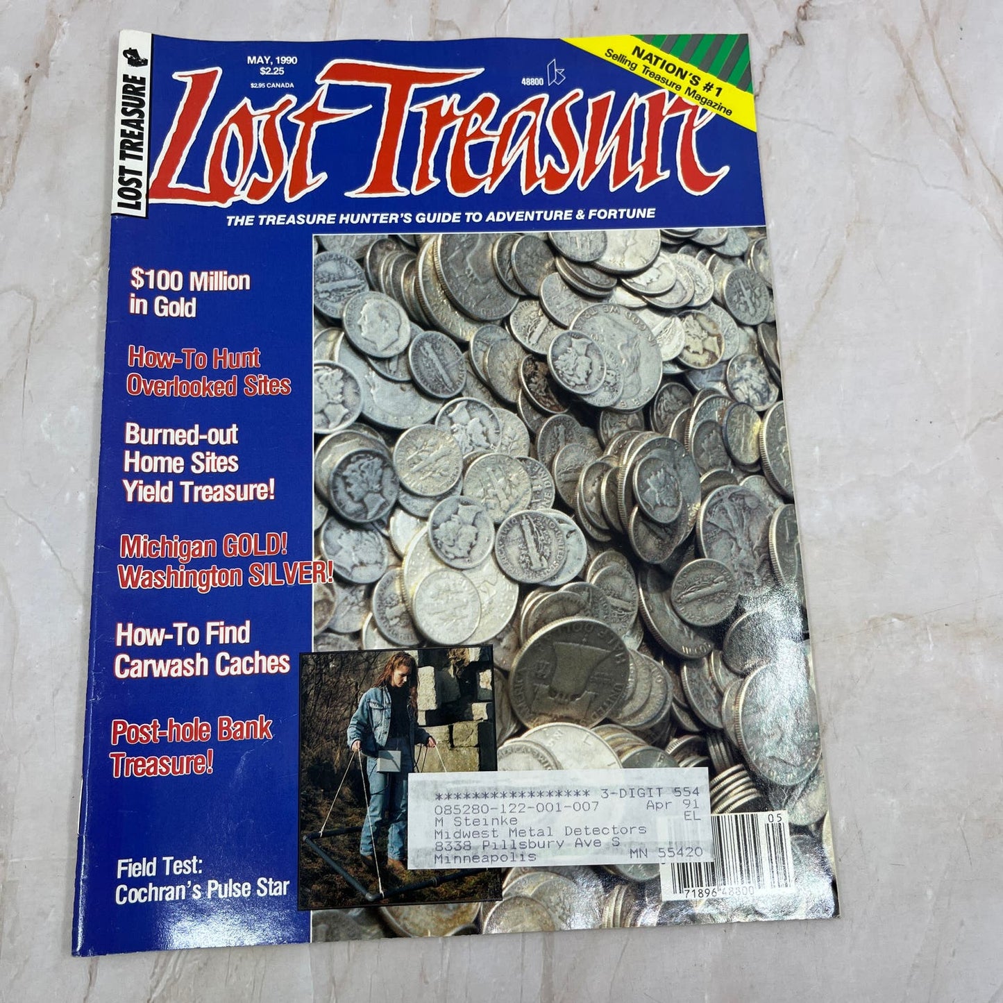 1990 May - Lost Treasure Magazine - Treasure Hunting Gold Prospecting M14