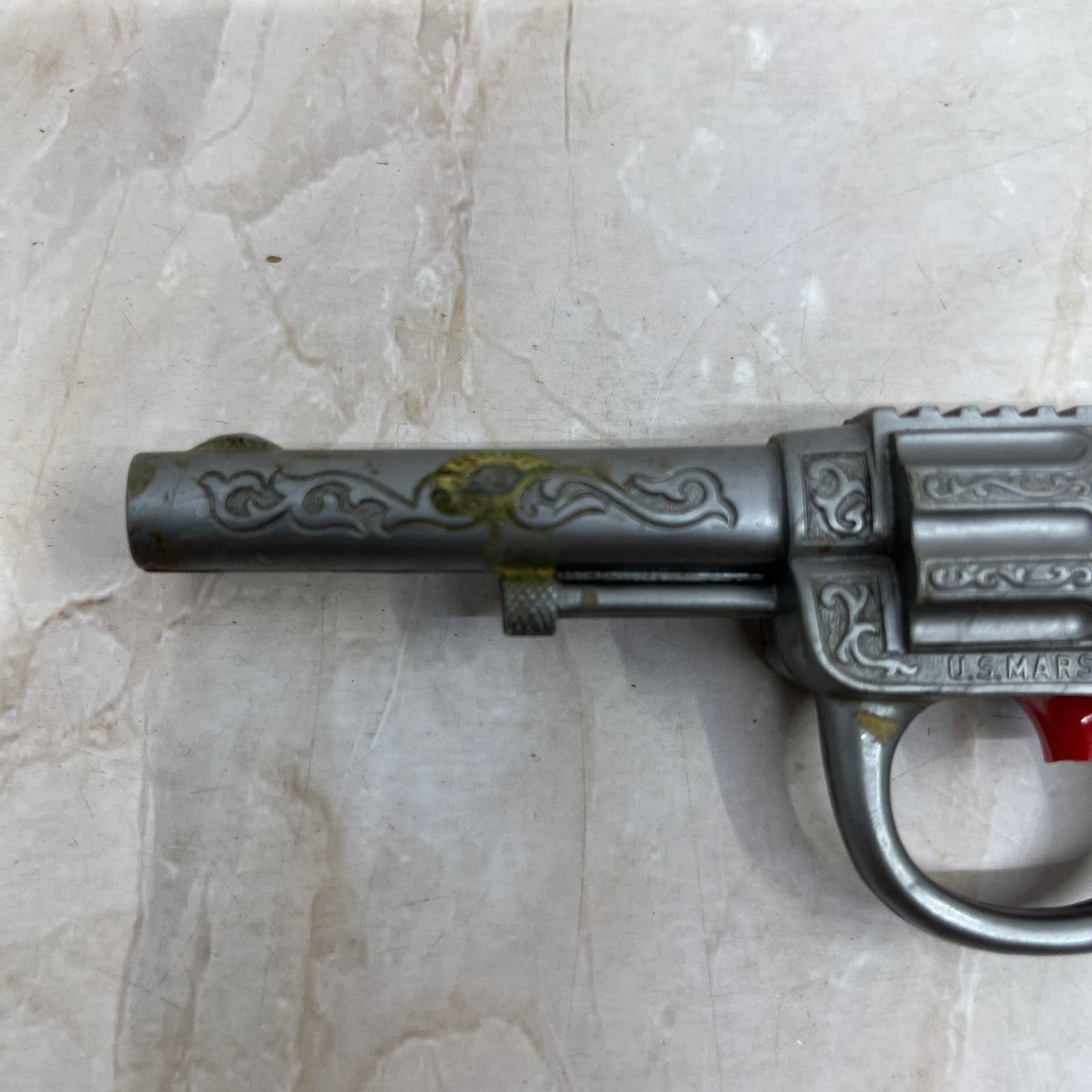 Vintage Plastic Toy Cowboy Pistol Wyandotte Toys UDA TI9-2